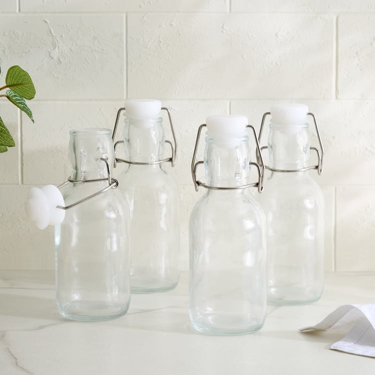 Corsica Shane Set of 4 Glass Bottles - 250ml