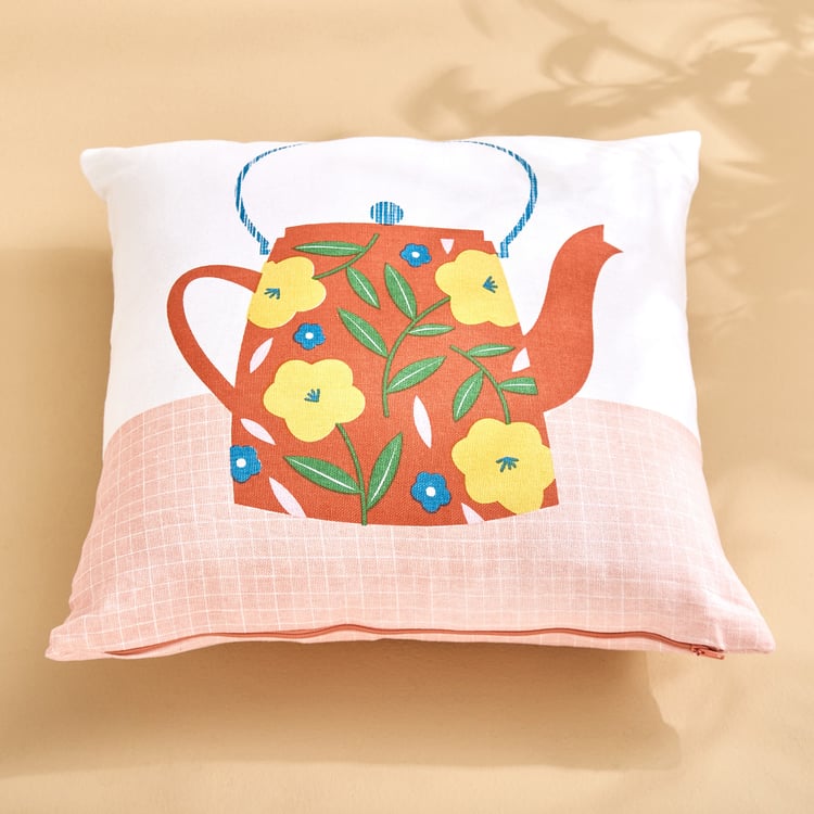 Pacific Vera Kettle Set of 5 Printed Cushion Covers - 40x40cm