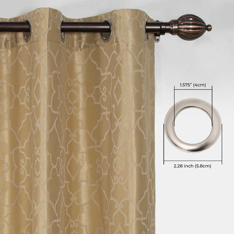 DECO WINDOW Premium Set of 2 Printed Room Darkening Window Curtains