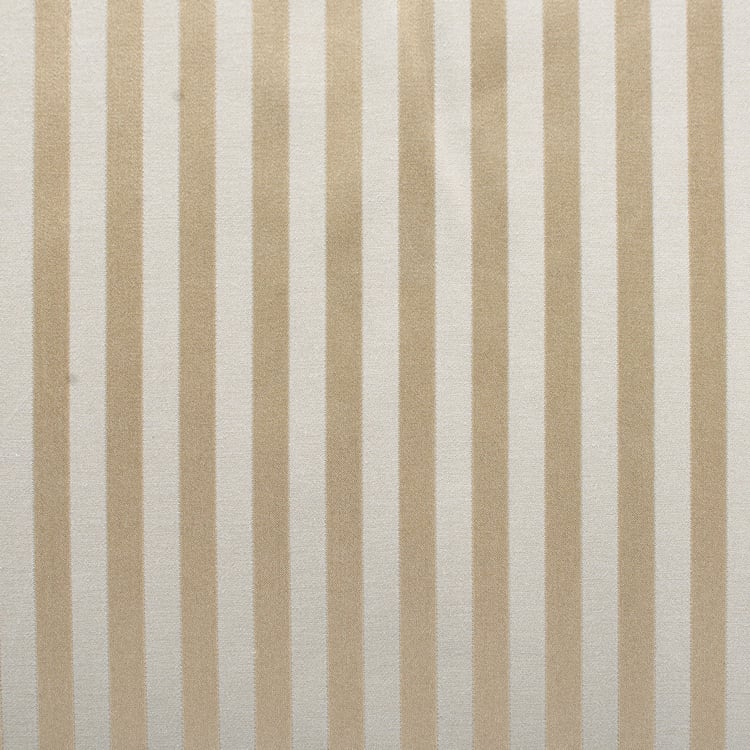 DECO WINDOW Premium Set of 2 Striped Room Darkening Door Curtains