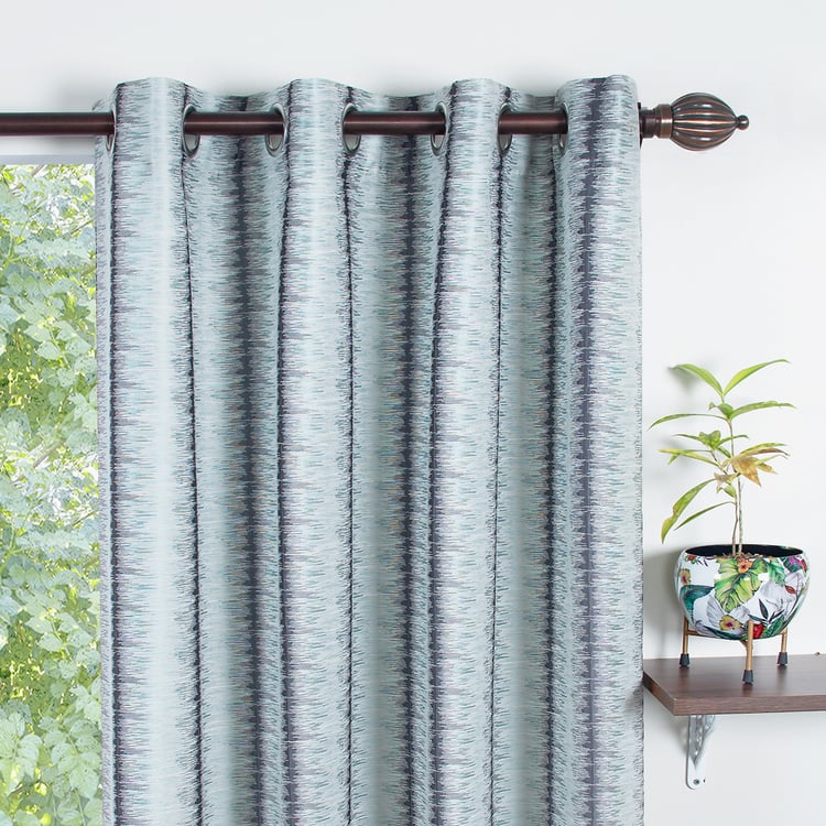 DECO WINDOW Premium Set of 2 Printed Room Darkening Door Curtains