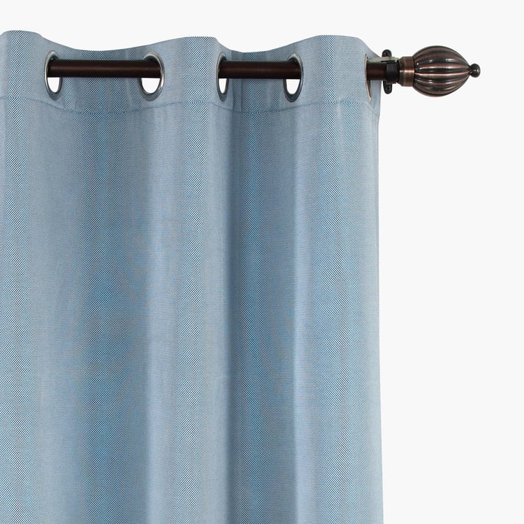 DECO WINDOW Premium Set of 2 Room Darkening Door Curtains - 7ft