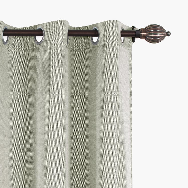 DECO WINDOW Premium Set of 2 Room Darkening Door Curtains - 7ft