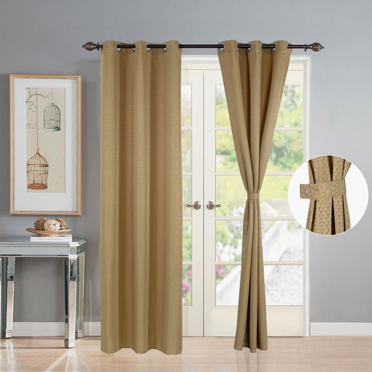 DECO WINDOW Premium Set of 2 Room Darkening Door Curtains