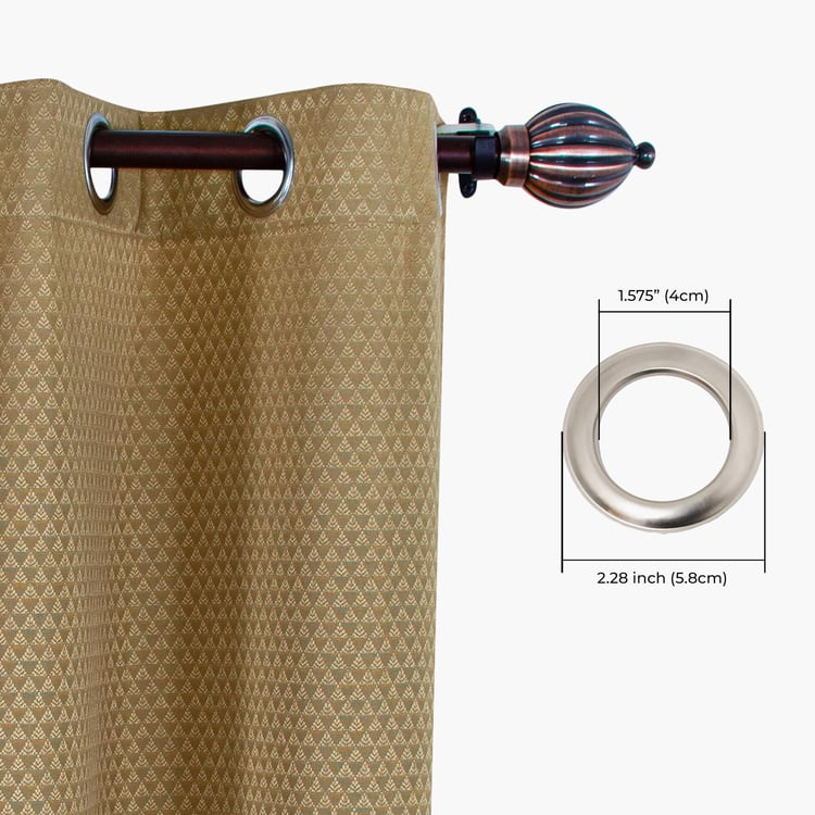 DECO WINDOW Premium Set of 2 Room Darkening Door Curtains