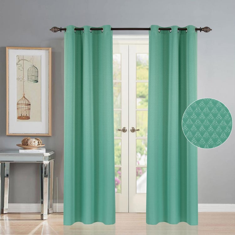 DECO WINDOW Premium Set of 2 Room Darkening Door Curtains