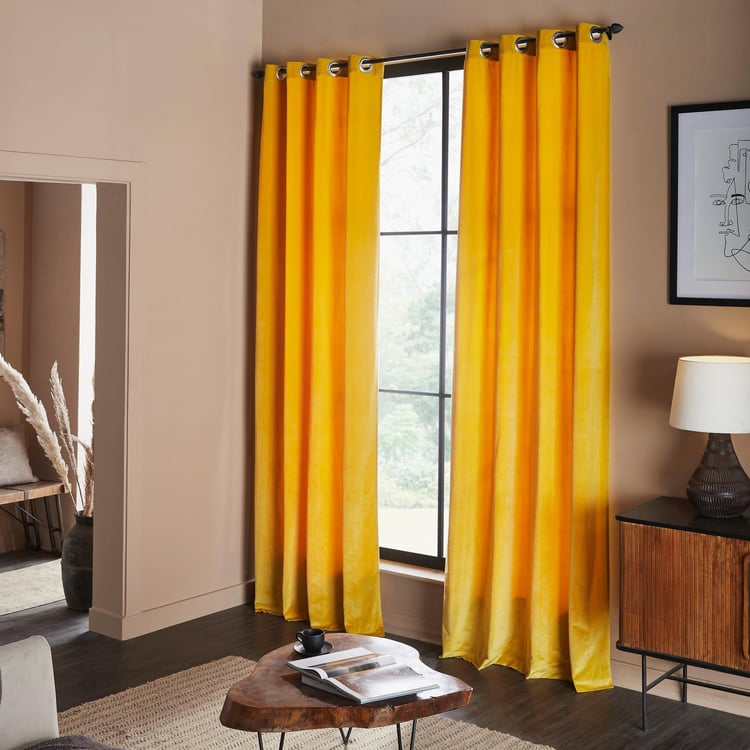 DECO WINDOW Set of 2 Room Darkening Door Curtains