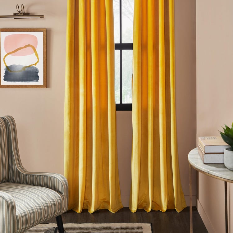 DECO WINDOW Set of 2 Room Darkening Door Curtains