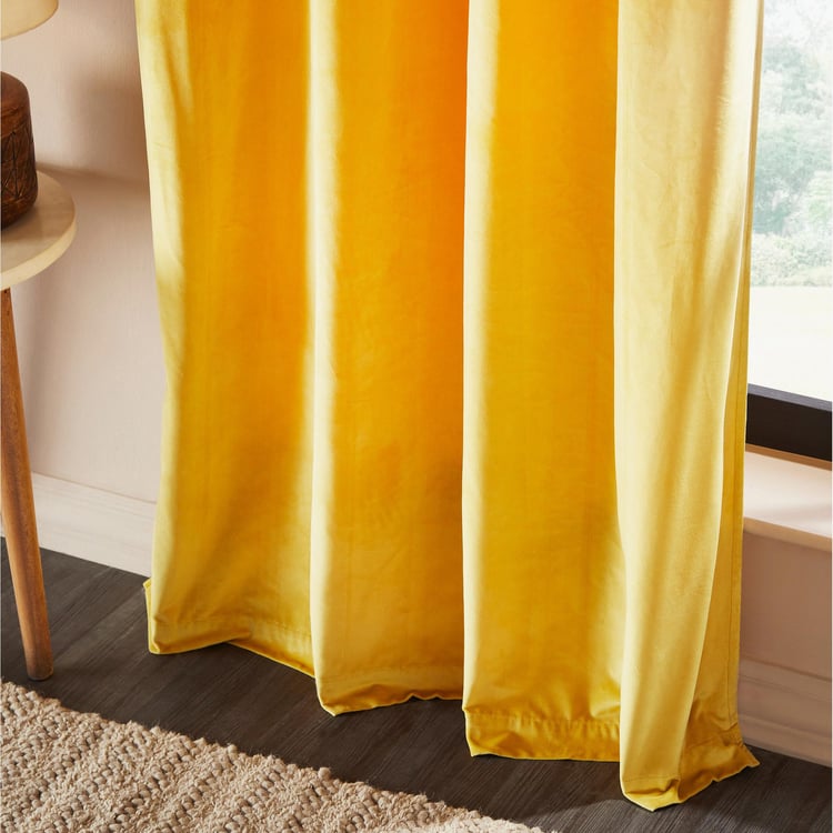 DECO WINDOW Set of 2 Room Darkening Door Curtains