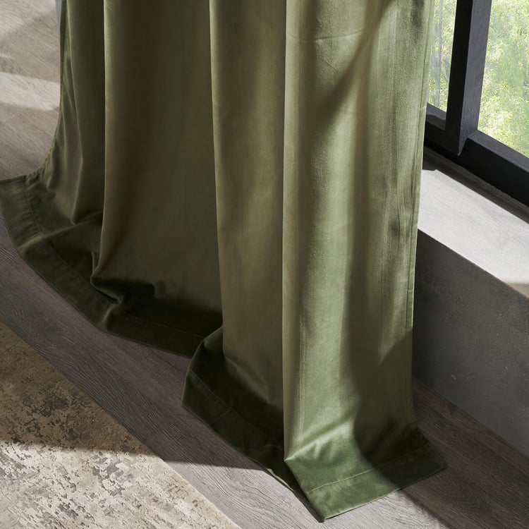 DECO WINDOW Set of 2 Blackout Door Curtains