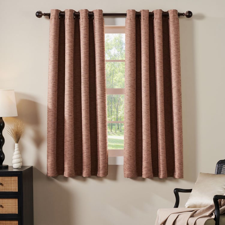 DECO WINDOW Wild Mushroom Set of 2 Blackout Window Curtains