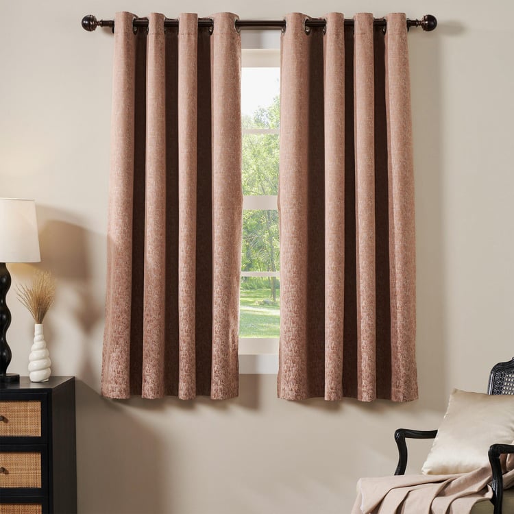 DECO WINDOW Wild Mushroom Set of 2 Blackout Window Curtains