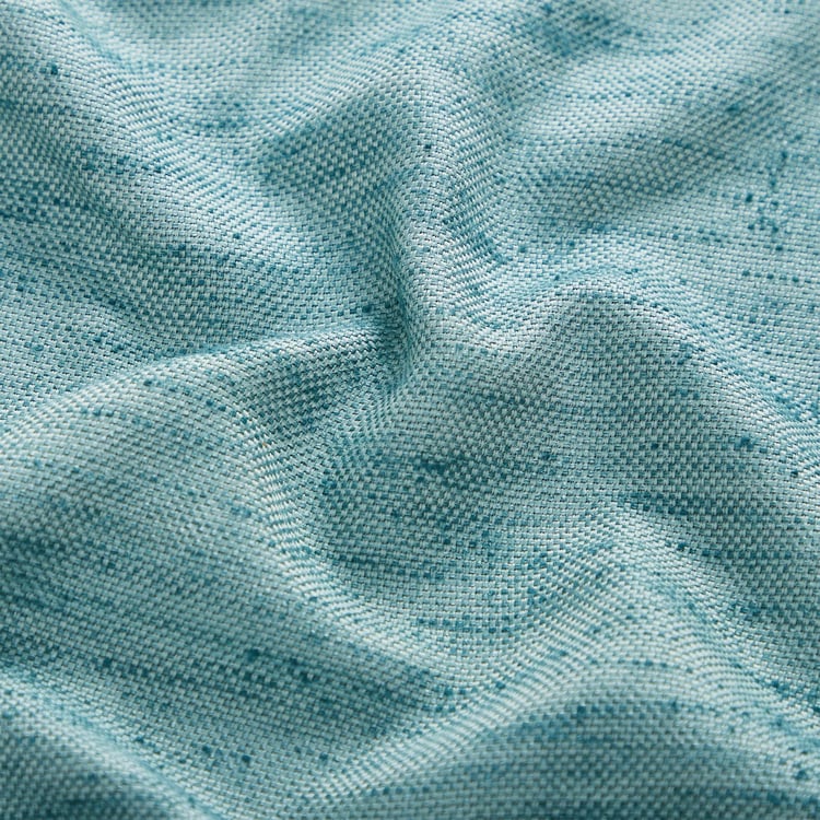 DECO WINDOW Lagoon Teal Set of 2 Blackout Door Curtains - 7ft