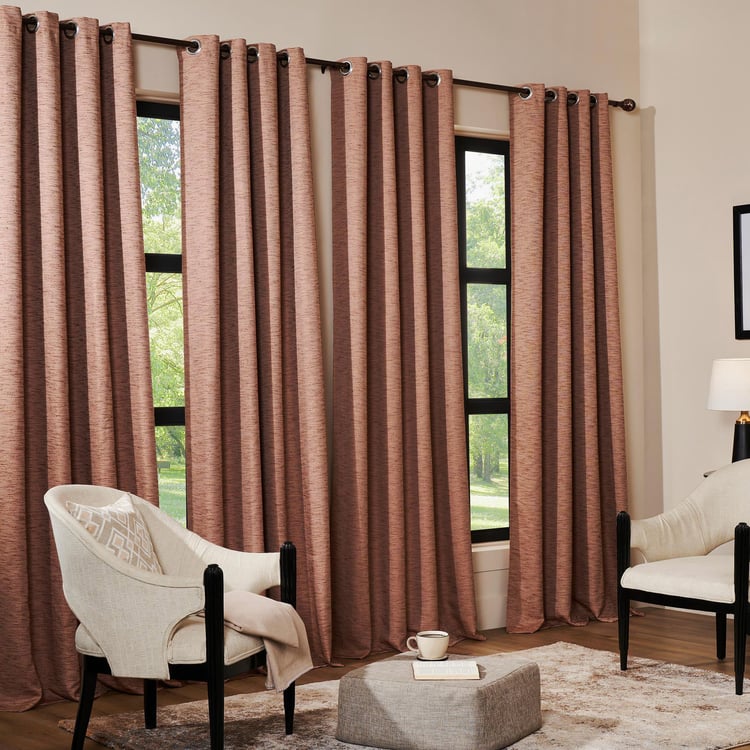 DECO WINDOW Set of 2 Blackout Door Curtains