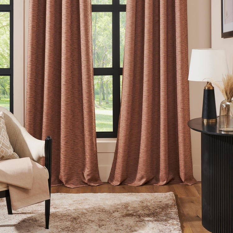 DECO WINDOW Set of 2 Blackout Door Curtains