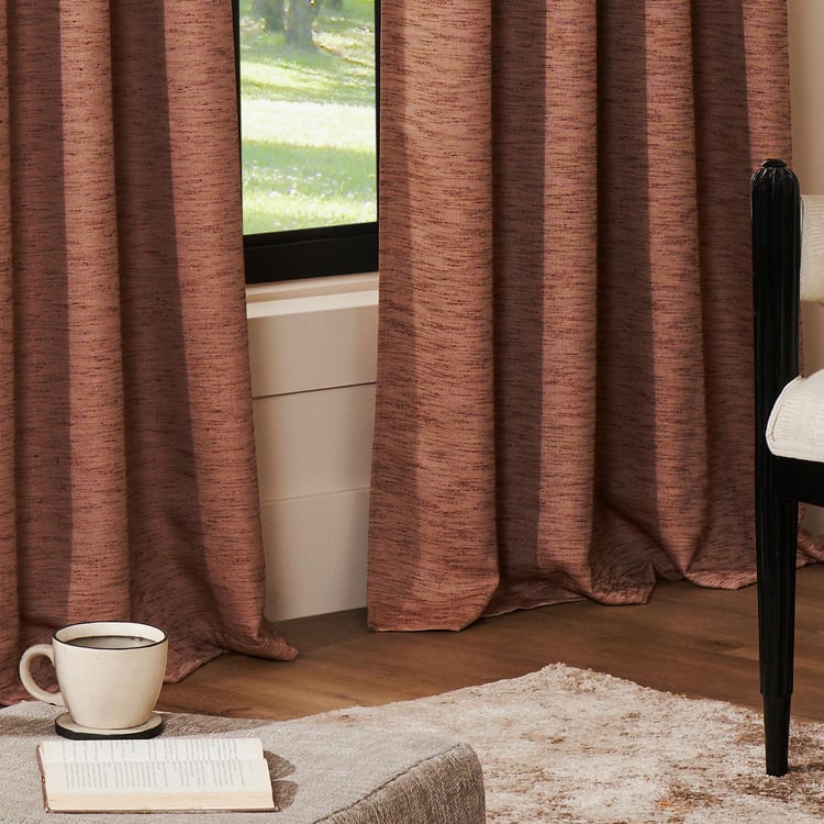 DECO WINDOW Set of 2 Blackout Door Curtains