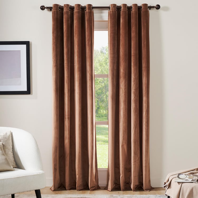 DECO WINDOW Set of 2 Blackout Door Curtains