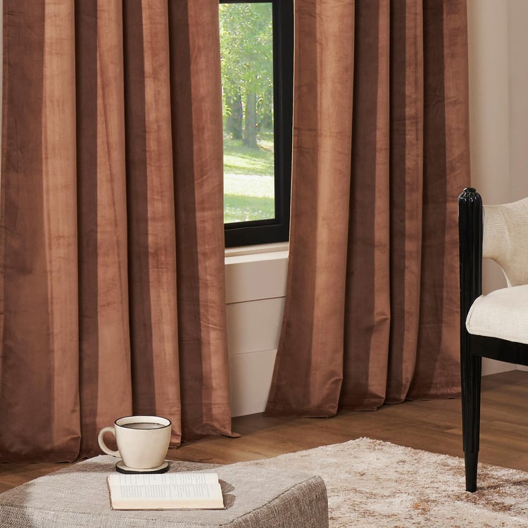 DECO WINDOW Set of 2 Blackout Door Curtains