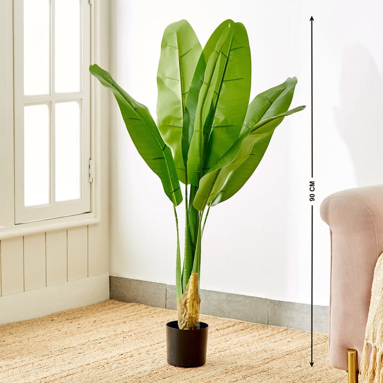 Gardenia Artificial Banana Tree in Polypropylene Pot