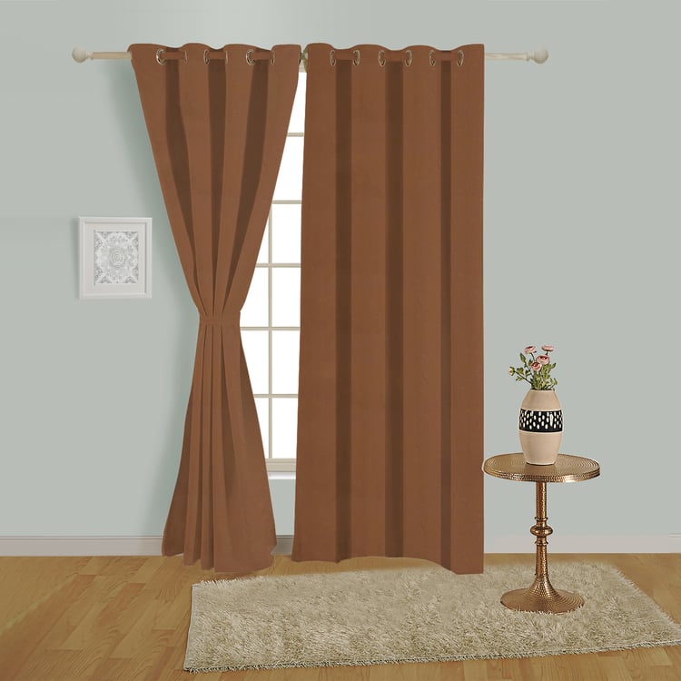 SWAYAM 1Pc Blackout Door Curtain