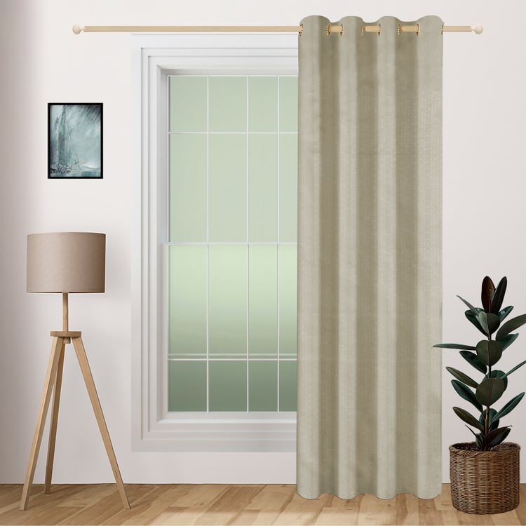 SWAYAM Jacquard Blackout Door Curtain