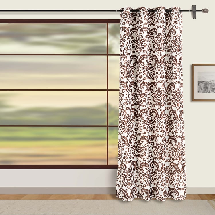 SWAYAM Omega Printed Room-Darkening Door Curtain