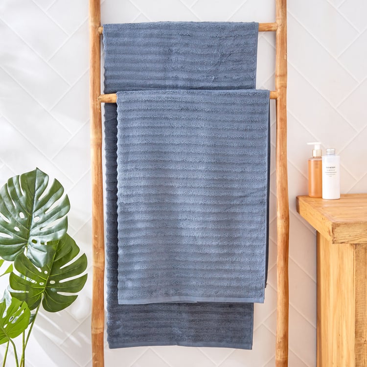 Sapphire Set of 2 Cotton Bath Towels - 120x70cm