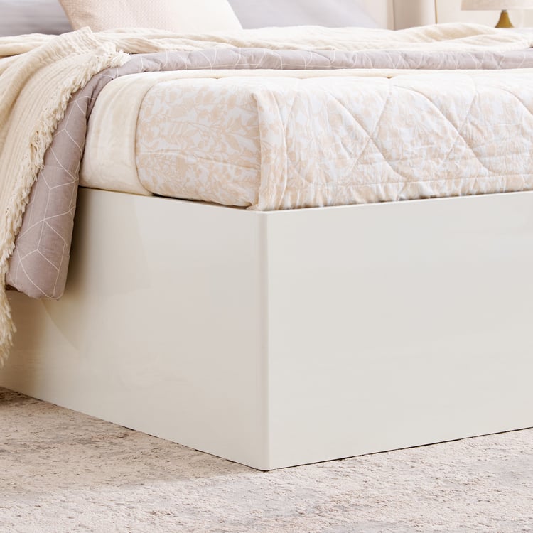 Senorita Elena Queen Bed with Hydraulic Storage - Cream