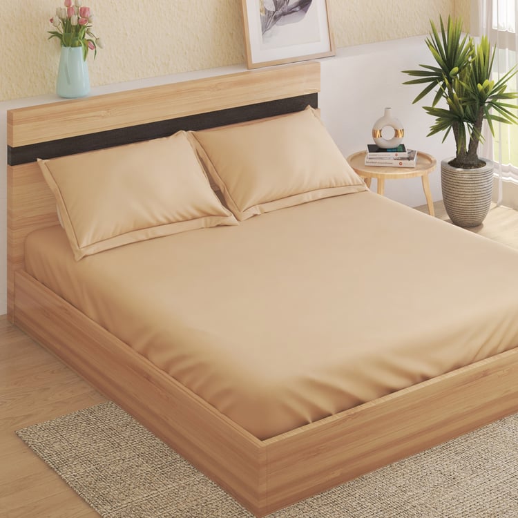 Modern Radiance Cotton 300TC 3Pcs Super King Bedsheet Set