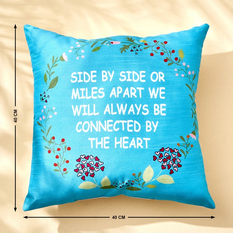 Corsica Silono Printed Filled Cushion - 40x40cm