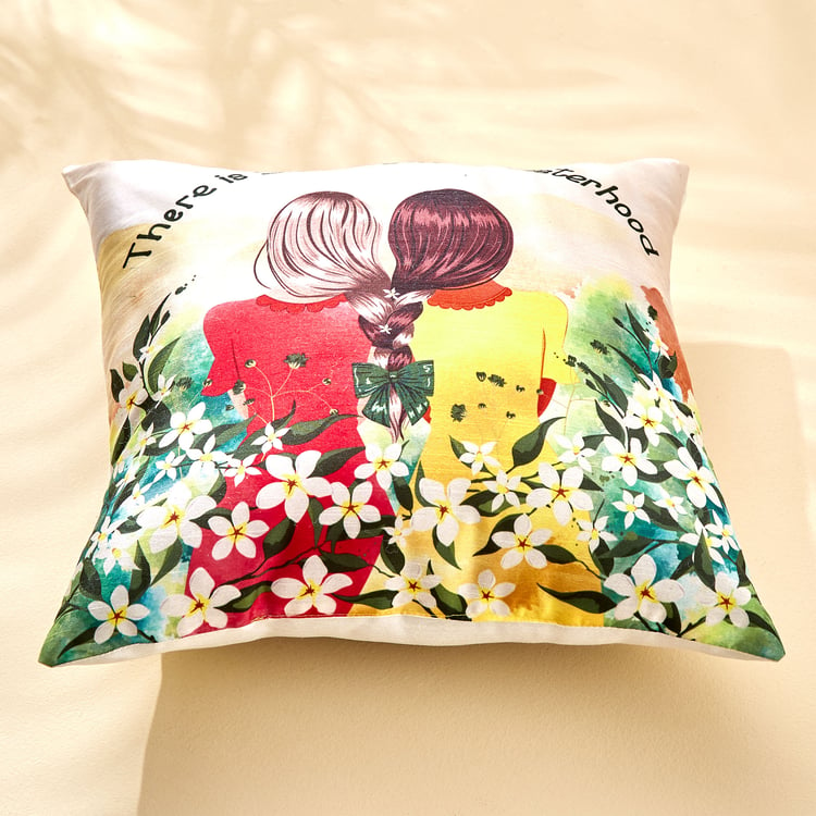 Corsica Silono Printed Filled Cushion - 40x40cm