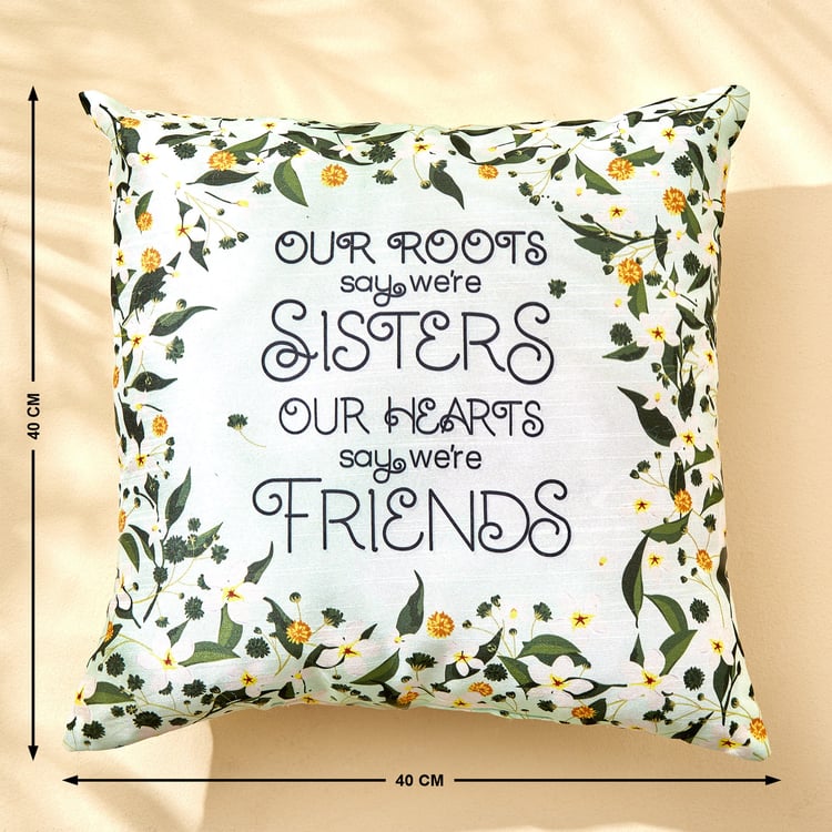 Corsica Silono Printed Filled Cushion - 40x40cm