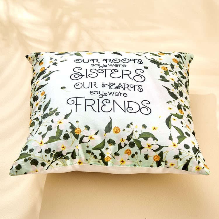 Corsica Silono Printed Filled Cushion - 40x40cm