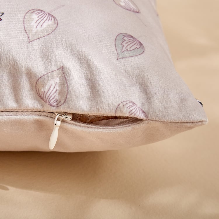 Extravagance Modern Majestic Floral Print Cushion Cover - 30x30cm