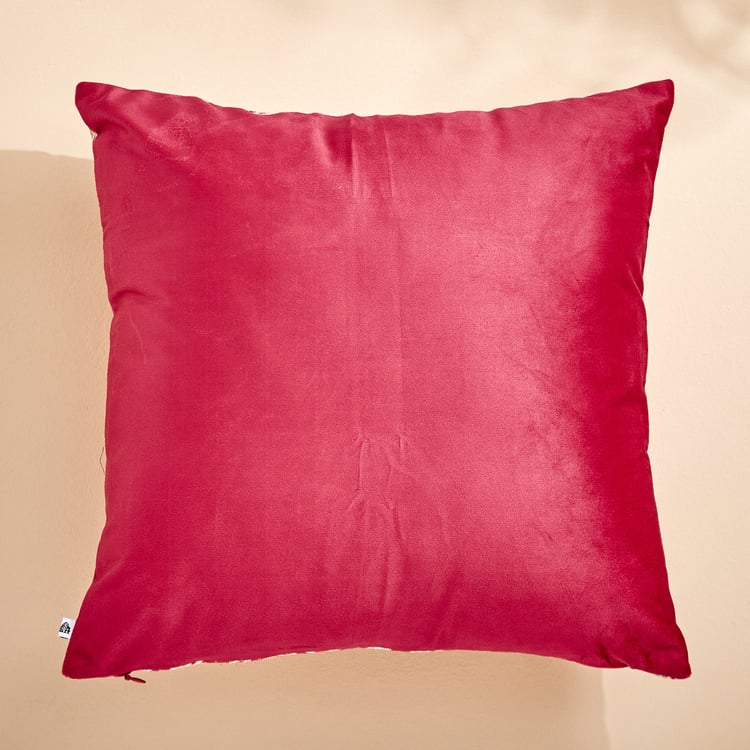 Extravagance Modern Majestic Floral Print Cushion Cover - 40x40cm