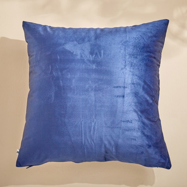 Extravagance Midnight Aura Printed Cushion Cover - 40x40cm