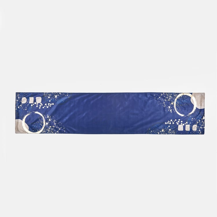 Extravagance Midnight Aura Printed Table Runner - 150x33cm