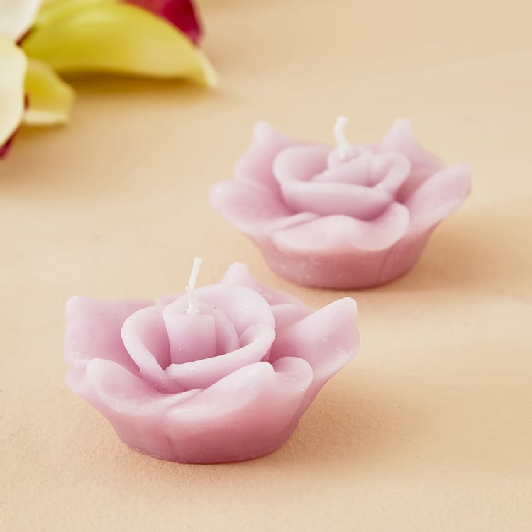 Moksha Set of 2 Floral Scented Floating Candles