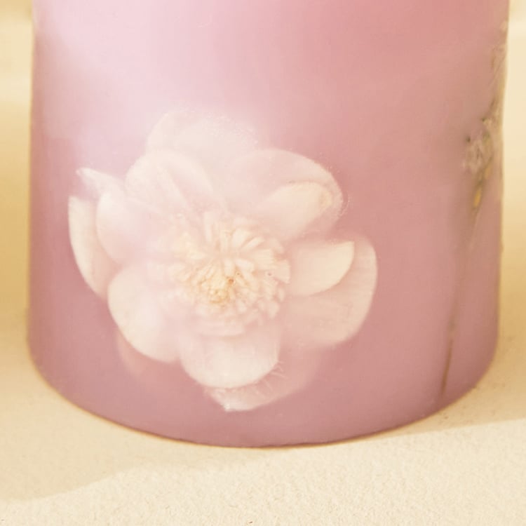 Moksha Lavender and Fougere Scented Pillar Candle