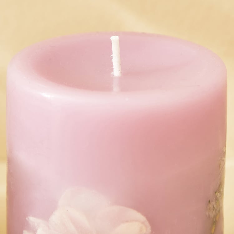 Moksha Lavender and Fougere Scented Pillar Candle