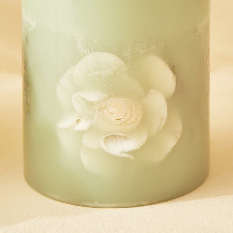 Moksha Botanical Lavender and Fougere Scented Pillar Candle