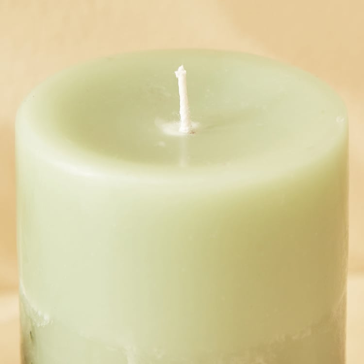 Moksha Botanical Lavender and Fougere Scented Pillar Candle