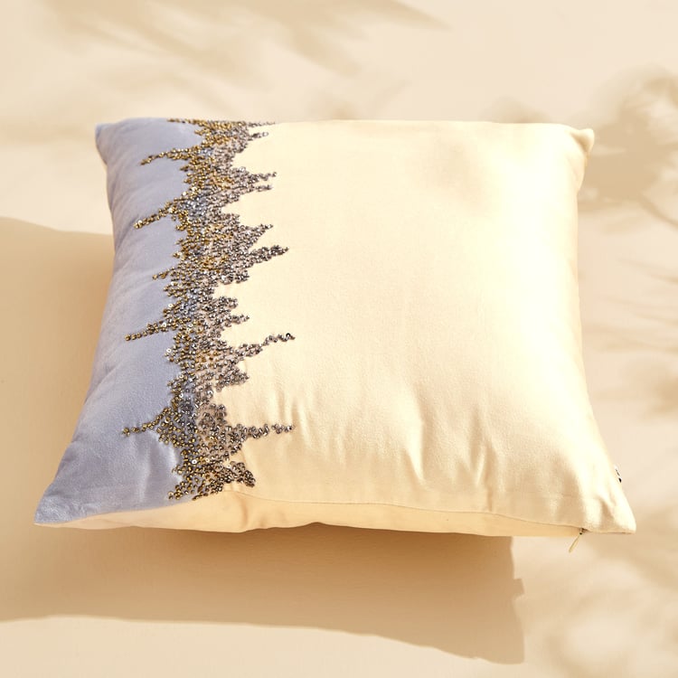 Eternity Viva Palma Embellished Filled Cushion - 40x40cm