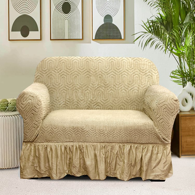 CORTINA Jacquard 1-Seater Sofa Cover