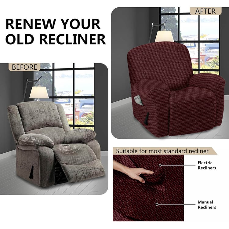 CORTINA Jacquard 1-Seater Recliner Cover