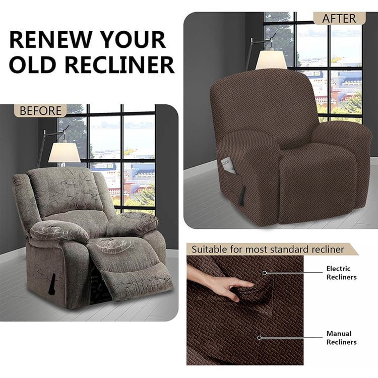 CORTINA Jacquard 1-Seater Recliner Cover