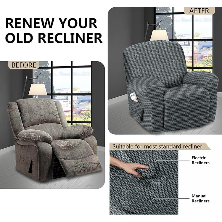 CORTINA Jacquard 1-Seater Recliner Cover