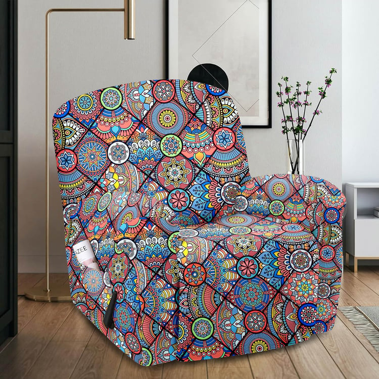 CORTINA Printed 1-Seater Recliner Cover