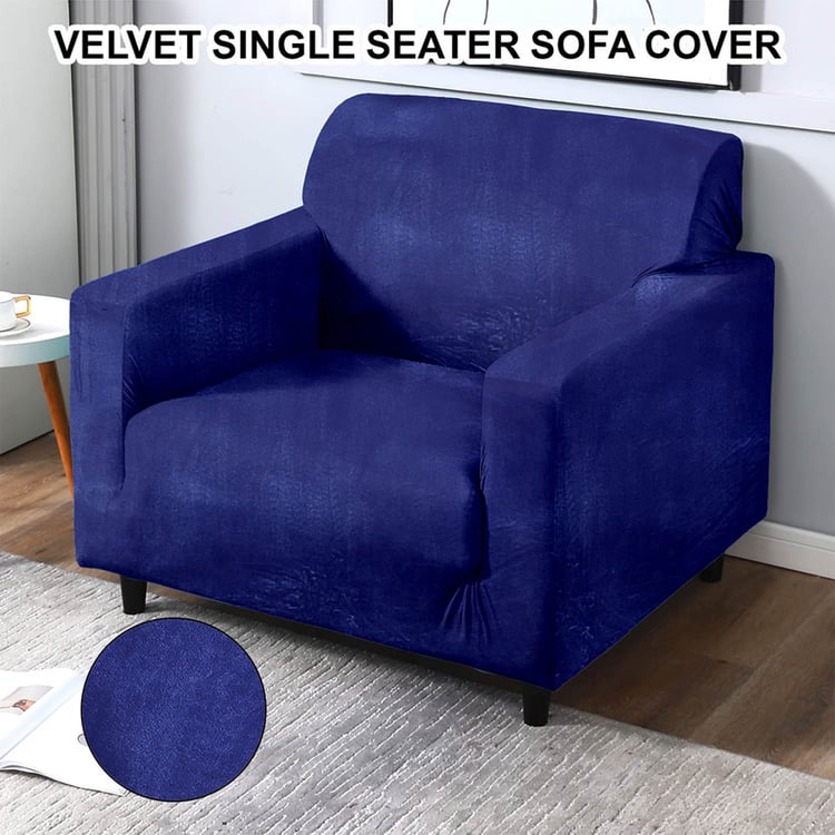 CORTINA Velvet 1-Seater Sofa Cover