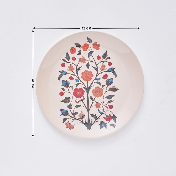 Artesia Regalo Melamine Set of 3 Floral Print Wall Plates